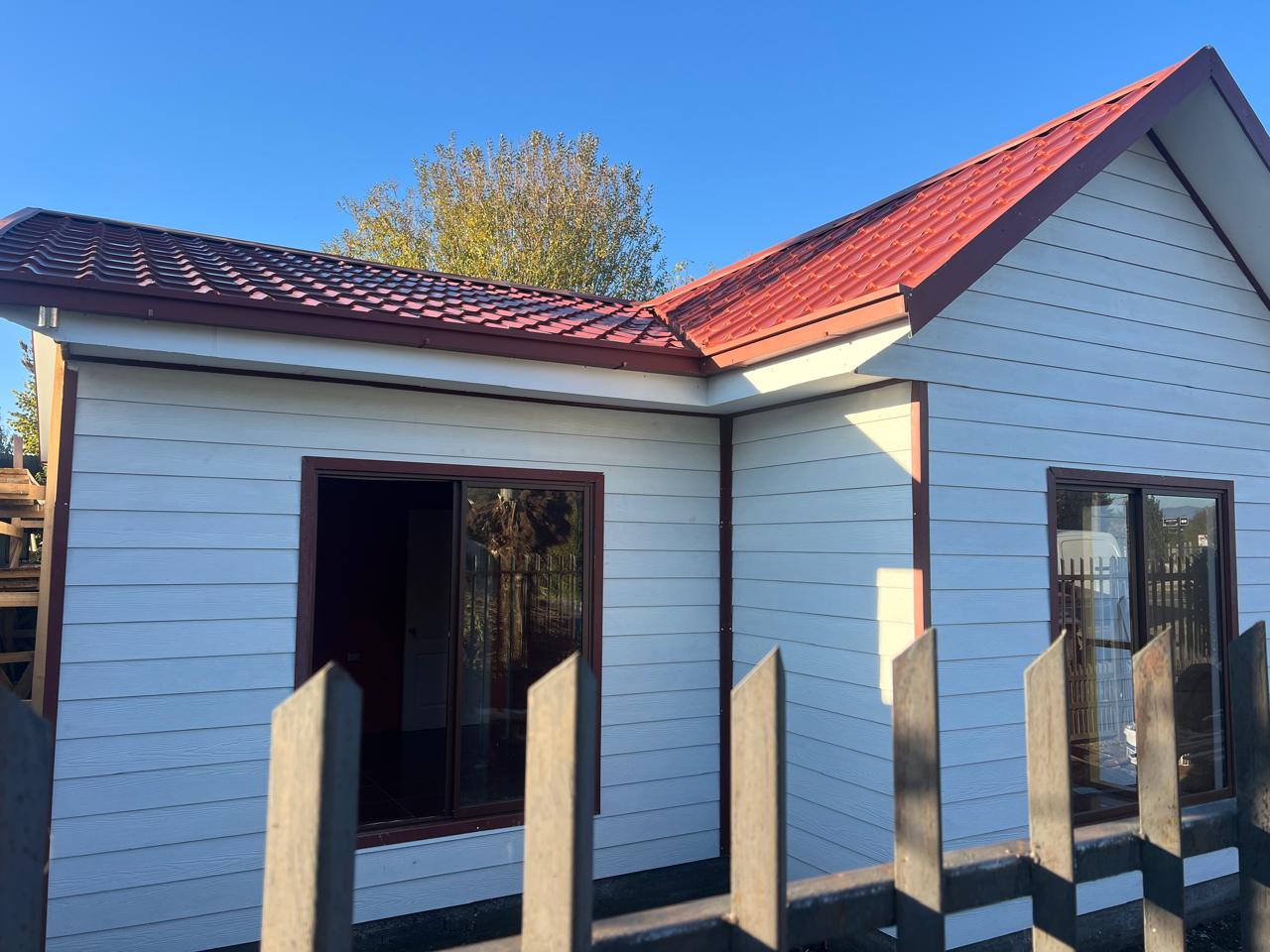 Vista de la casa familiar