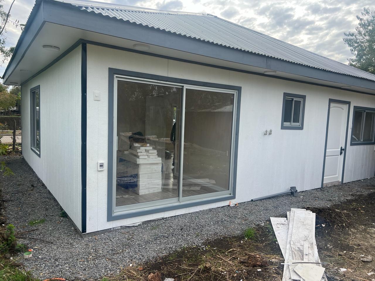 Vista de la casa familiar