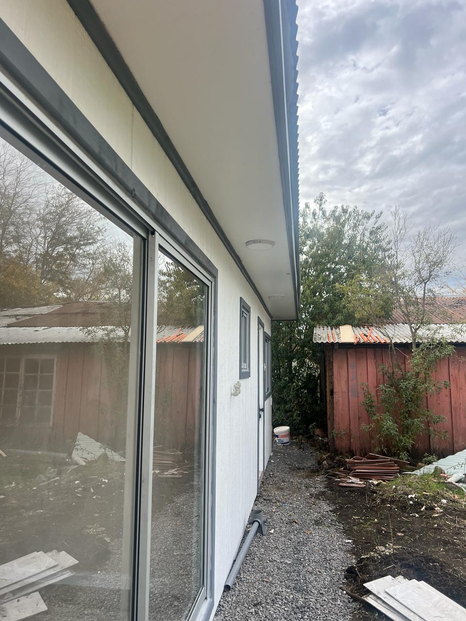 Vista de la casa familiar